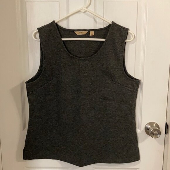 Grey Scoop Neck Tank - Picture 1 of 4
